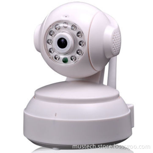 0.3 Megapixel Indoor WiFi p2p for Security Surveillance IP Camera with TF-card Slot